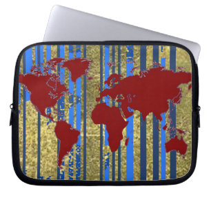 Worldmap Laptop Sleeve