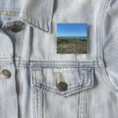 WorldOceansDay Vierkante Button 5,1 Cm (In situ)
