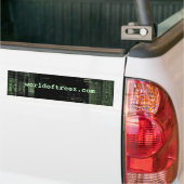 worldoftreez.com-bumper.sticker bumpersticker (Op Truck)