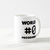 World's #0 Programmer Koffiemok (Voorkant rechts)