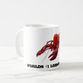 Worlds #1 Lobster Petter Koffiemok (Voorkant links)
