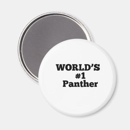 World's #1 Panther Magneet (Voorkant / Achterkant)