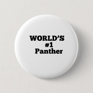 World's #1 Panther Ronde Button 5,7 Cm