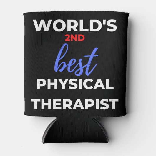 World's 2nd Best Physical Therapist Blikjeskoeler (Voorkant)