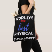 World's 2nd Best Physical Therapist Tote Bag (Dichtbij)