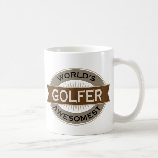 Worlds Awesomest Golfer Koffiemok (Rechts)