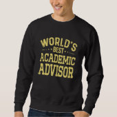 World's Best Academic Advisor Job Title Academic A Trui (Voorkant)
