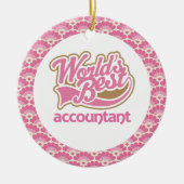 World's Best Accountant Gift Ornament (Voorkant)