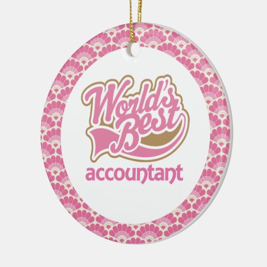 World's Best Accountant Gift Ornament (Links)