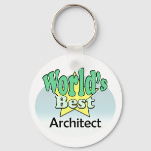 World's Best Architect Sleutelhanger
