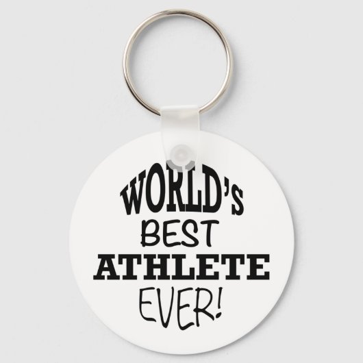 World's Best Athlete Ever Sleutelhanger (Achterkant)