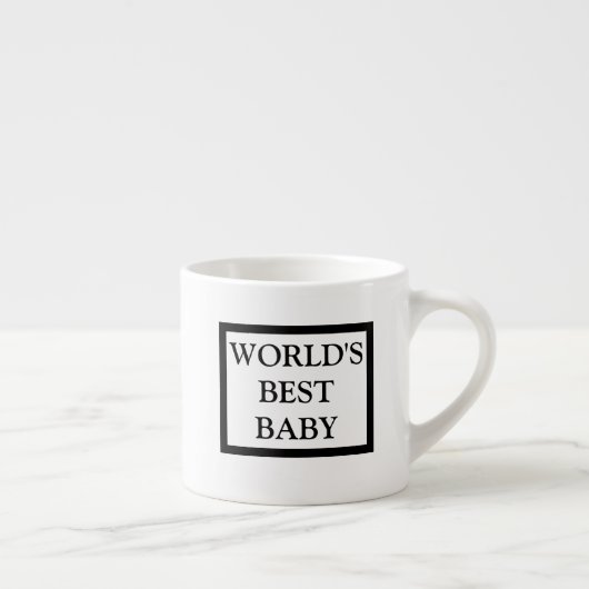 'World's Best Baby' Baby-Sized Coffee Mok (Rechts)