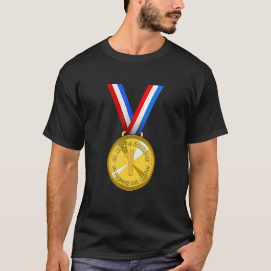 World's Best Beer Drinker Award Medal T-shirt (Voorkant)