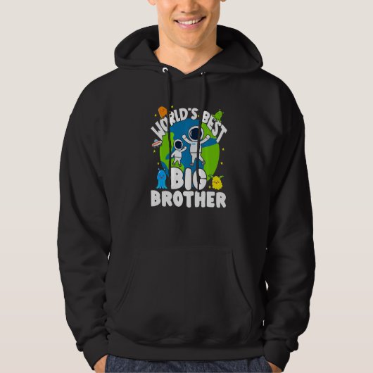 World's Best Big Brother Hoodie (Voorkant)