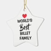 World's Best Billet Family Hanging Ornament (Links)