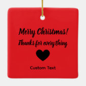 World's Best Billet Mom Custom Christmas  Keramisch Ornament (Achterkant)