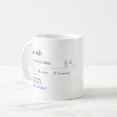 WORLDS BEST BOSS Funny Top Search Result Coffie Koffiemok (Voorkant links)