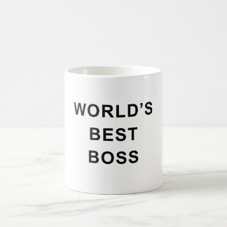 World's Best Boss Mug – Bold Classic Office Gift Koffiemok