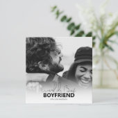 Worlds Best Boyfriend Valentines Day Feestdagenkaart (Staand voorkant)