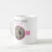  World's Best Bunny Mam Photo Coffee M Koffiemok (Voorkant links)