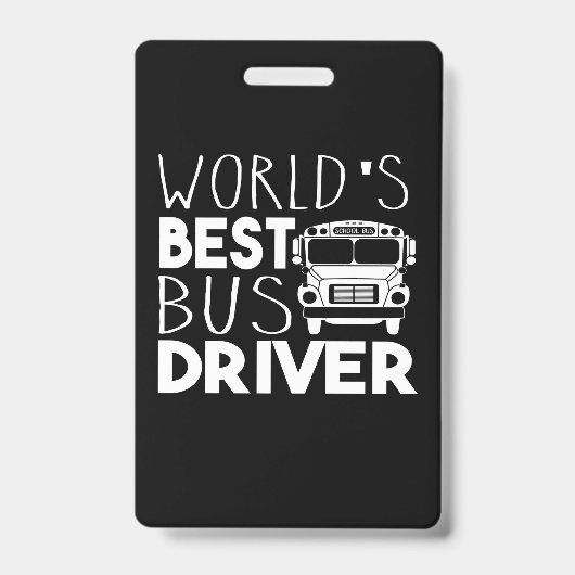 World's Best Bus Driver Badge (Voorzijde)