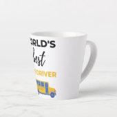 World's Best Bus Driver bl Latte Mok (Rechterhoek)