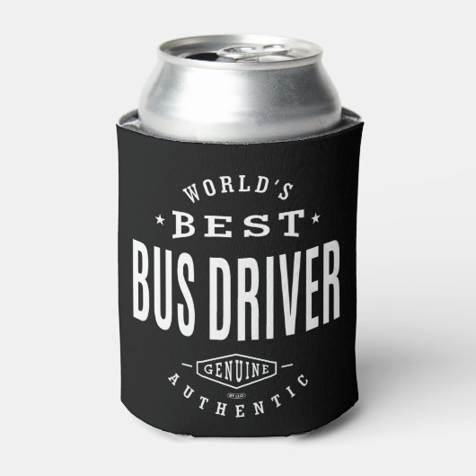 World's Best Bus Driver Blikjeskoeler (Blikje Voorkant)