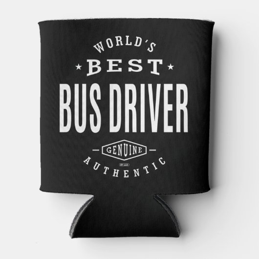 World's Best Bus Driver Blikjeskoeler (Voorkant)