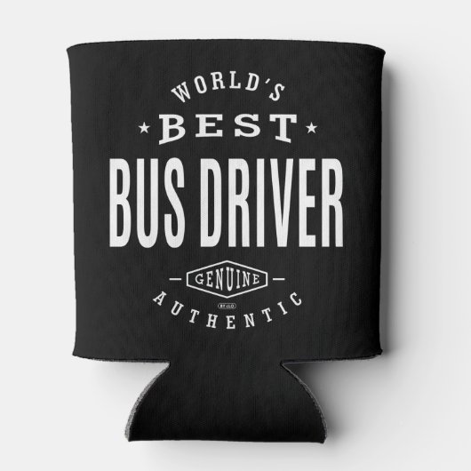 World's Best Bus Driver Blikjeskoeler (Achterkant)