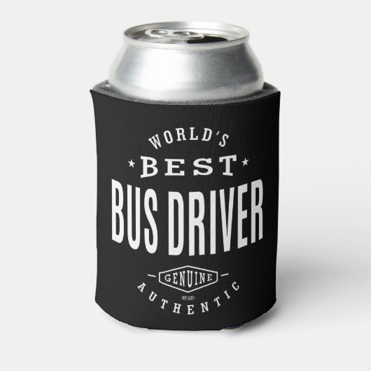 World's Best Bus Driver Blikjeskoeler (Blikje Achterkant)
