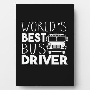 World's Best Bus Driver Fotoplaat