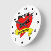 World's Best Bus Driver Ronde Klok (Hoek)