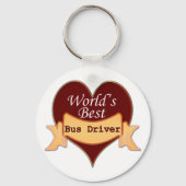 World's Best Bus Driver Sleutelhanger (Voorkant)
