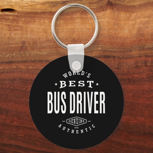 World's Best Bus Driver Sleutelhanger (Voorkant)
