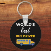 World's Best Bus Driver Sleutelhanger (Voorkant)