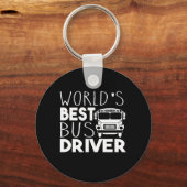 World's Best Bus Driver Sleutelhanger (Voorkant)
