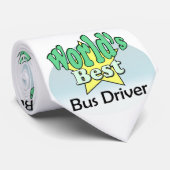 World's best Bus Driver Stropdas (Opgerold)