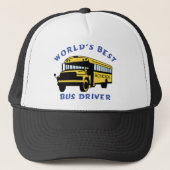 World's Best Bus Driver Trucker Pet (Voorkant)
