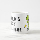 Worlds Best Buurman, Dinosaur, Funny, Cute Koffiemok (Center)