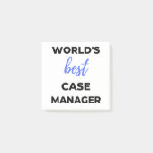 World's Best Case Manager 2 Post-it® Notes (Voorkant)