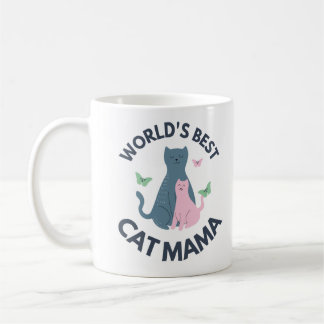 World's Best Cat Mama Koffiemok