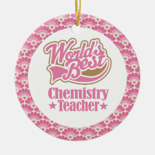 World's Best Chemistry Teacher Gift Ornament