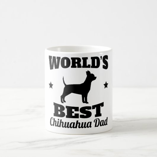 Worlds Best Chihuahua Dad Koffiemok (Center)
