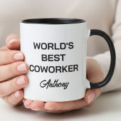 World's Best Coworker Custom Name Personalized Mok