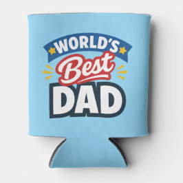 World's Best Dad Custom Photo Blikjeskoeler