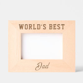 World's Best DAD Engraved Frames Gegraveerde Lijstjes