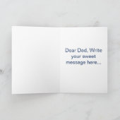 Worlds Best Dad Photo Card | Father's Day 2026   Kaart (Binnen)