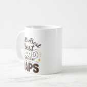 World's Best Dad - Powered by Coffee & Naps" (Mok) Koffiemok (Voorkant links)