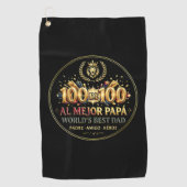 World's Best Dad / Toalla de Golf Golfhanddoek (Voorkant)