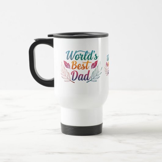 World's Best Dad Travel / Commuter Mok - 11 oz (Links)